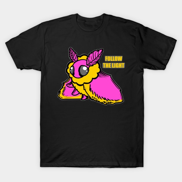 Rosy the Maple Moth T-Shirt by Lacklander Art Studio